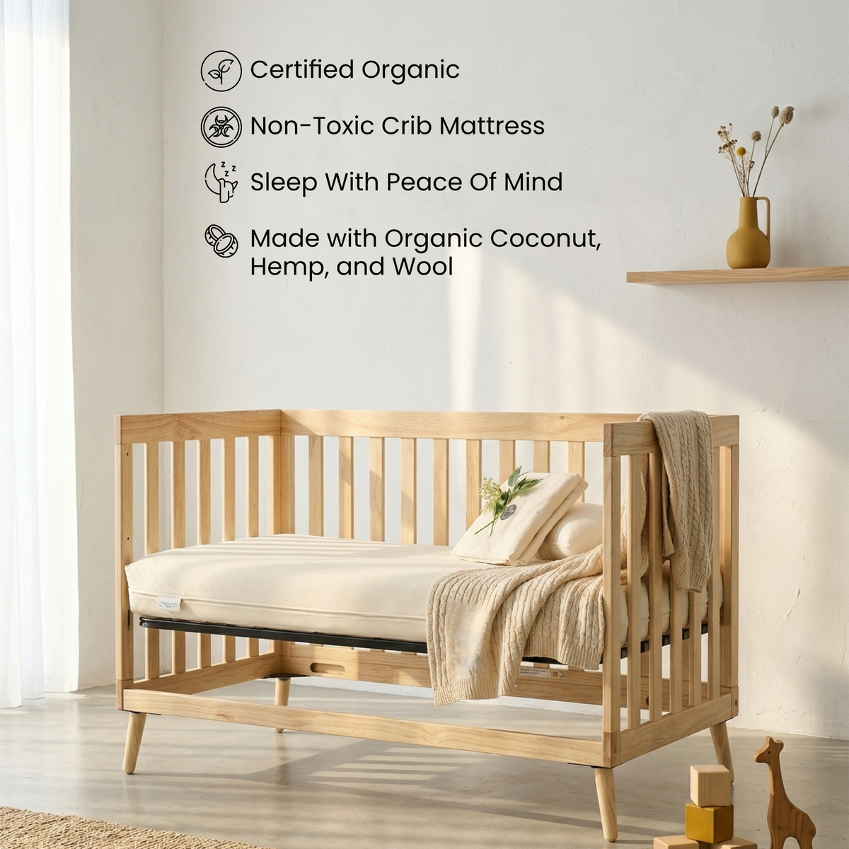 The Snooze Nest - Organic Crib Mattress*